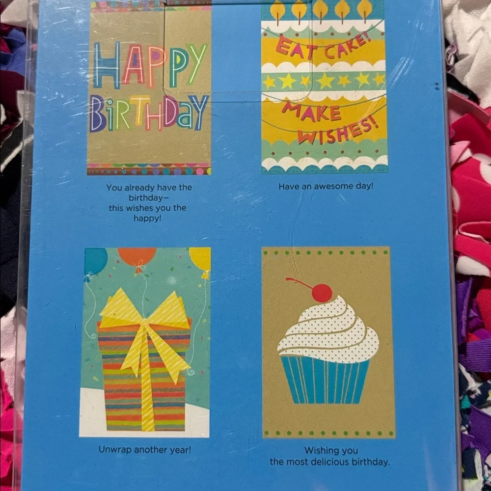 🆕Hallmark Birthday Cards, 12 Cards In 4 Styles